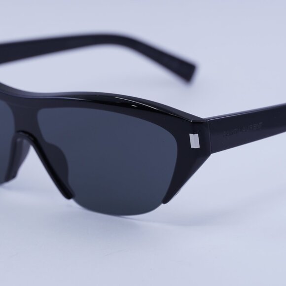 ?️ New Saint Laurent SL704 001 Sunglasses - Shiny Black Frame, Grey Lenses main image 6